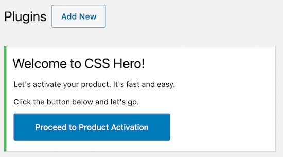 تنشيط CSS Hero