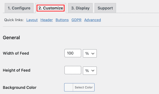 customize youtube feed settings