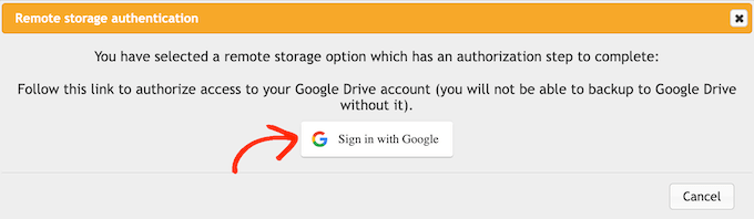 google updraftplus login