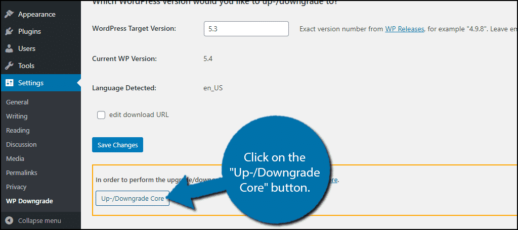 Downgrade 7