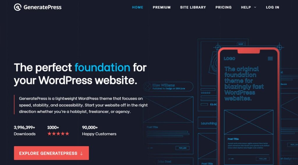 GeneratePress WordPress Theme