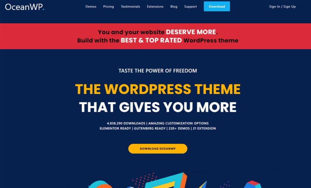 OceanWP WordPress Theme