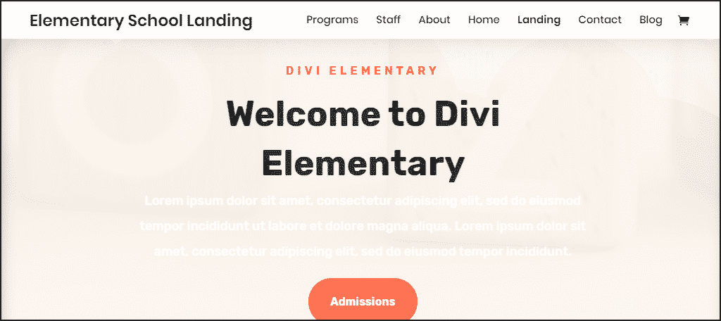 education blog wordpress divi elementary theme