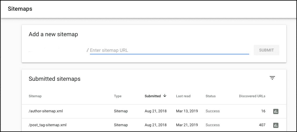 Add XML Sitemaps to Google Search Console