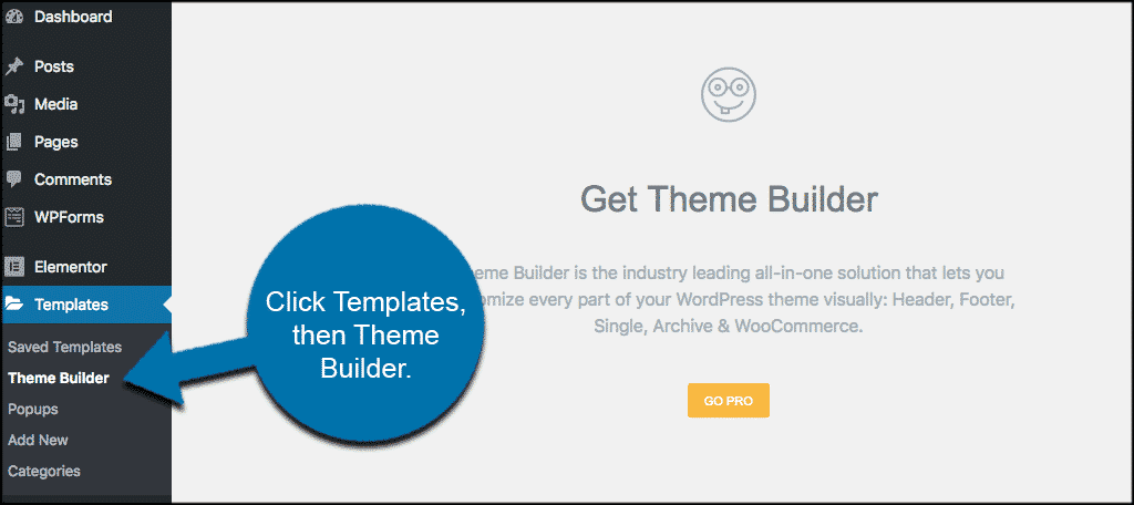 Templates Theme Builder